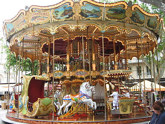 double decker carousel horse rides for sale