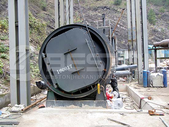 BLJ-10 Plastic Pyrolysis Machine in Korea