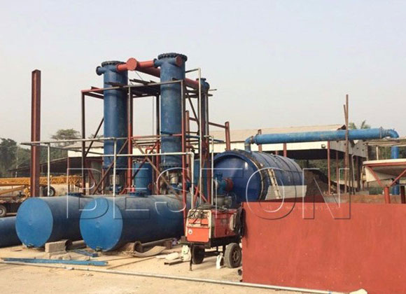 waste tyre pyrolysis plant in china