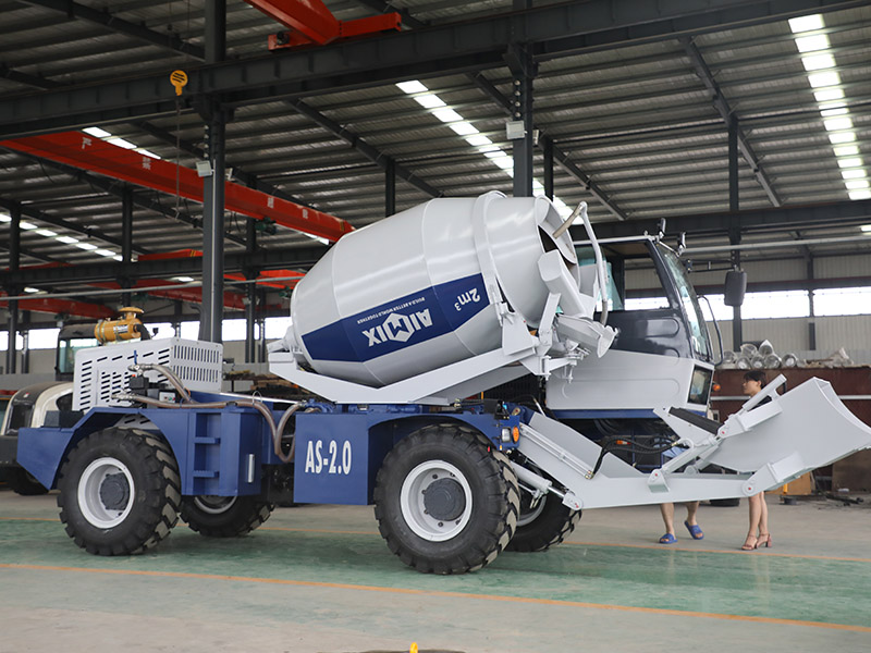 Self Load Concrete Mixer Truck