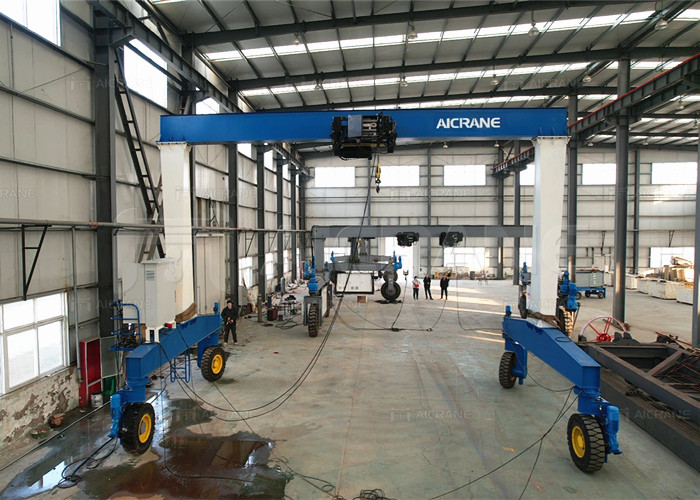 10 ton crane with rubber tyre