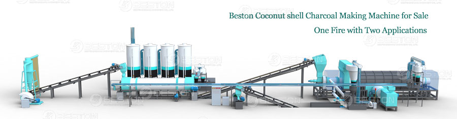 Coconut Shell Charcoal Machine