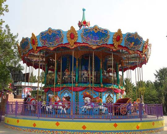 double decker fairground carousel for sale