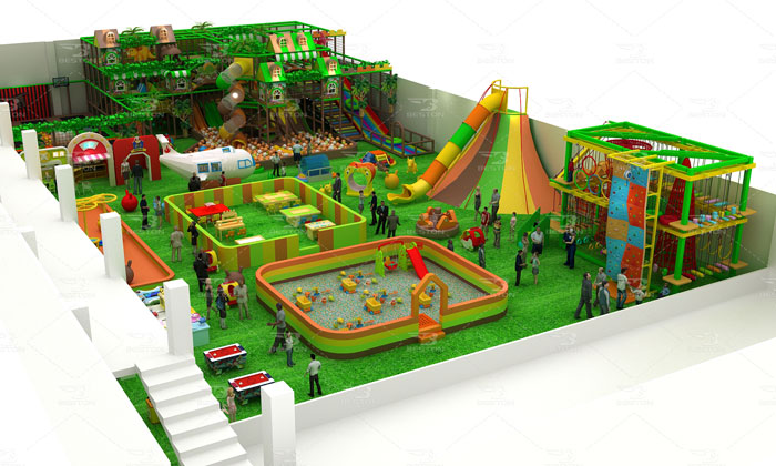 forest theme indoor playground equipment