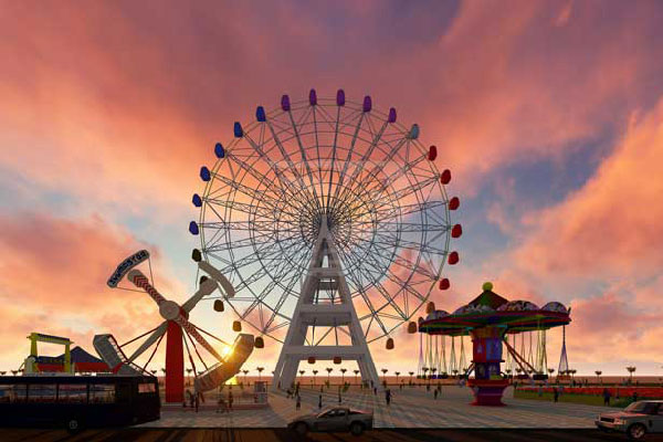 amusement park ferris wheel ride 