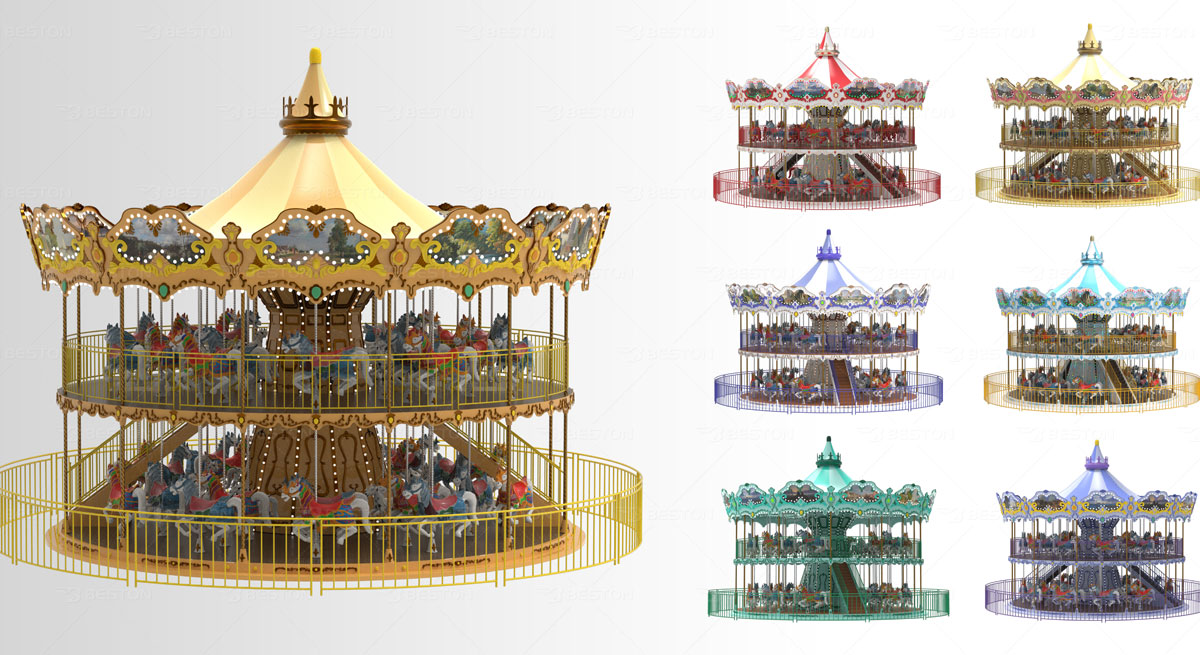 custom amusement park merry go round rides for sale