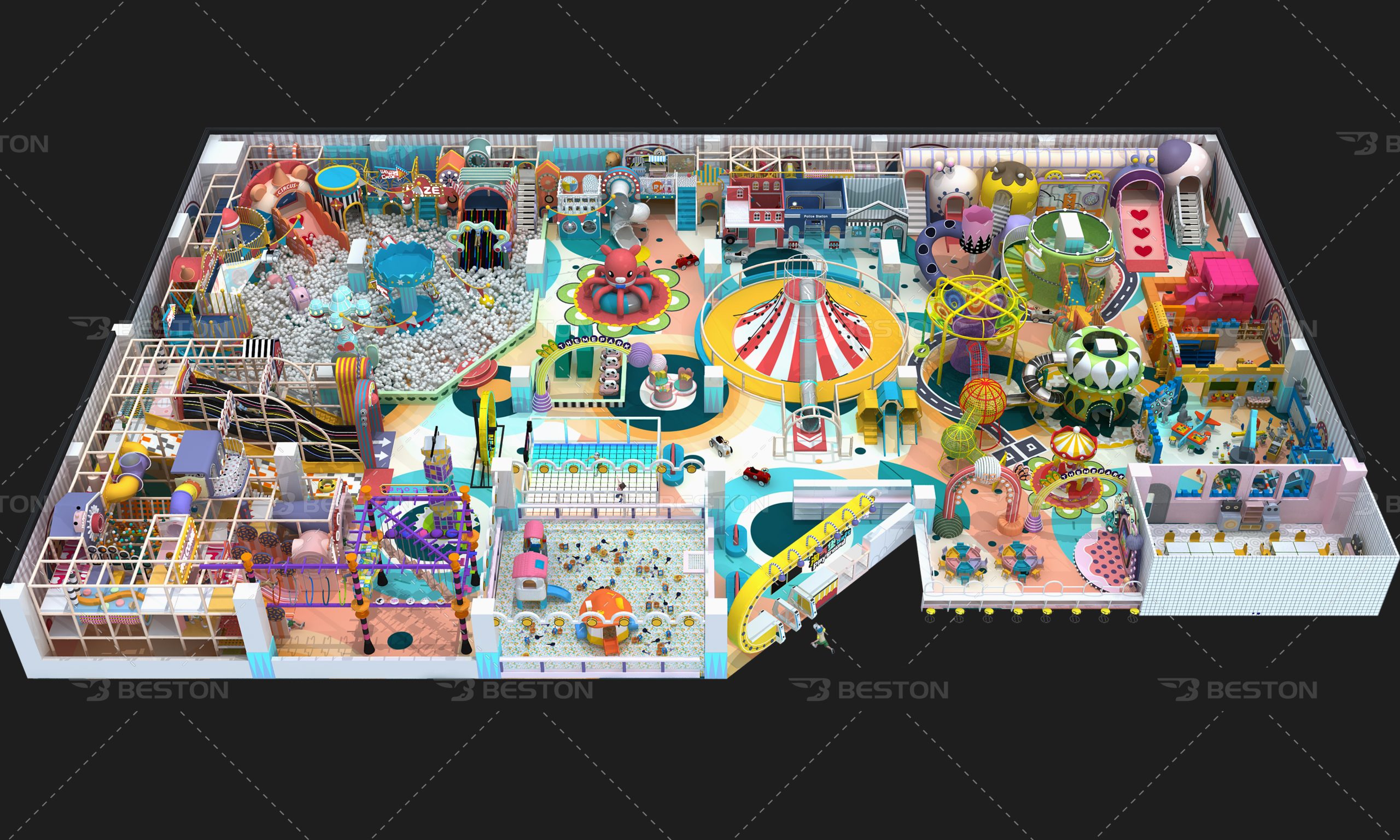 theme park indoor playground equipment for sale